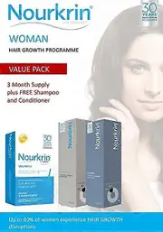Nourkrin Woman Value Pack 180 Tablets, Shampoo And Conditioner