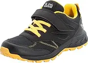 [Jack Wolfskin] Woodland Low VC (Toddler/Little Kid/Big Kid) Black/Burly Yellow Xt EU 30 (US 12.5 Little Kid) M