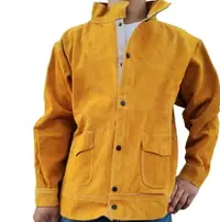 在飛比找樂天市場購物網優惠-~廣隆~(見說明)促銷價-純牛皮 夾克 電銲服 牛皮 電銲衣