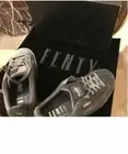 Fenty By Rihanna Gray Velvet Puma Creepers Size 9 Wmns SHIPPED Quick