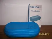 Tupperware Microwave Breakfast Maker ~ Eggs, Omlets ~ Blue NEW