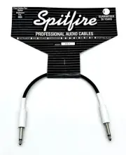 X5 Spitfire 1’ ft Straight 1/4 Guitar to Amp FX Pedal PA DJ Audio Patch Cable