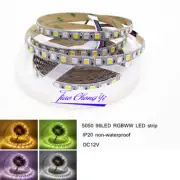 5M 5050 96leds/M DC12V RGBWW LED strip RGB+ warm white Flexible strip light IP20
