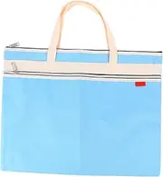 OFFIGAM Art Storage Pouch Multi Purpose Fabric Zipper File Bag for Organizing Laptop Magazines and More Lightweight Washable Design