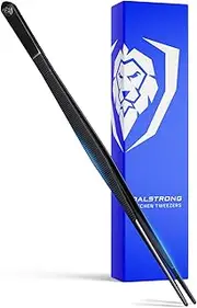 DALSTRONG - Professional Kitchen & Cooking Tweezers - High-Precision - Black Titanium Coated - 12" (30,5 cm) - BBQ, Plating, Multi-use