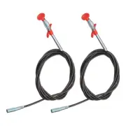 2pcs Flexible Grabber Claw Pick Up Tool 0.47" Dia. 118" Drain Clog Remover Tool