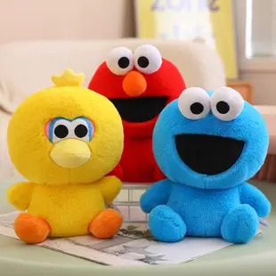 【現貨秒發】芝麻街公仔SESAME STREET毛絨玩具Elmo兒童玩偶布娃娃正版