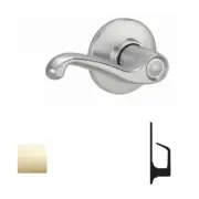 Right Hand S200 Series Interconnected Single Dummy Flair Lever Bright Brass Fini