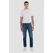 Replay Mens Willbi Jeans Regular Fit Pants Blue