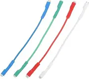 LIFKICH 4Pcs Lead Wires for Phonographs and Record Players Durable Construction Easy Installation Compatibility with Audio Devices