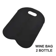 1pc Carry 2 Bottle Thermal Insulated Neoprene Wine Bottle Carry Bag Container AU