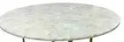 White Round Agate Coffee Table Tops, Mid Century Modern Arts Console Bar Tables