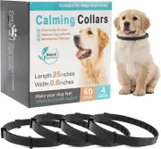 Dog Calming Collar 4-Pack – 60-Day Stress & Anxiety Relief for All Dog Sizes