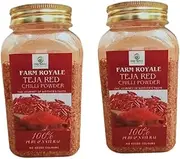 Farm Royale Teja Red Chilli(Lal Mirch) Powder||1+1 Combo||200gm & 200gm||100% Pure and Natural||Shudh||Handpicked Material||Export quality