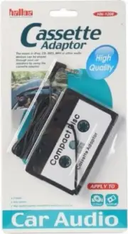 Cassette Adaptor for iPod CD MP3 MP4 Auto Reverse 3.5mm Plug Twin Magnetic Head