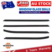 Fit For Toyota Hilux Cab 2005-2015 Window Glass Seals Door Belt Weather Strip AU