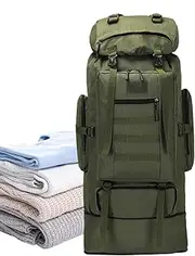 Xvilmaun Large Capacity Backpack,Hiking Large Capacity Rucksack | Waterproof Trekking Backpack, Hiking Daypacks For Men And Women