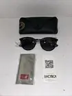Ray-Ban Erika Metal Sunglasses, Black Frame, Grey Gradient Polarized Lens, 54mm