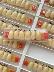 Acrylic Resin False Teeth Accu-tone Anterior Upper A3/67-4N dentures box 120pcs