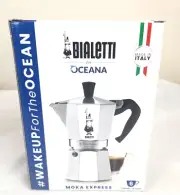 Bialetti Moka Express 6 Cup Coffee Maker Made in Italy BNIB