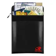 QLASH Fireproof Document Bag (2200℉), 15”x 11” Upgrade Water R