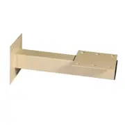 Sandleford Cream Wall Mount Letterbox Post