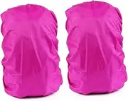 BESPORTBLE 3pcs Outdoor Bag Cover Waterproof Rain Cover Rucksack Rain Cover Rosy