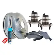 Rear Wheel Bearing Hub Assembly Brake Rotor Pad Kit for Kia Cerato TD ABS 5 Stud