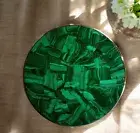 18" Malachite Kitchen Balcony Coffee Table Modern Hallway Furniture Console Deco