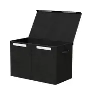 Keezi 1X Kids Toy Box Foldable Black