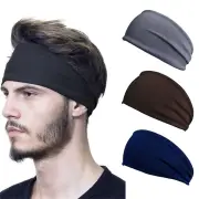 KALOAD 1Pcs Sports Headband Running Fitness Soft Elastic Sweatband Quick-Dry Hairbands for Outdoor Cycling Jog Tennis Yo