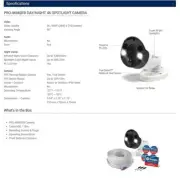Swann 4KMSFB Thermal Sensing Spotlight Bullet Security Camera - PRO-4KMSFB
