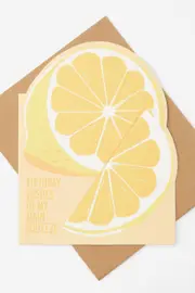 [Typo] Typo - Premium Shaped Nice Card - Main squeeze shaped SOLID MAIN SQUEEZE SHAPED