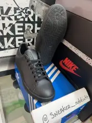 Adidas Stan Smith Mens Size 8 Sneaker Triple Black Core Black Fx5499