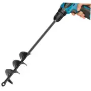 Auger Drill Bit for Planting 2 x 14.5 Inch, Garden Auger Spiral 2" x 14.5"