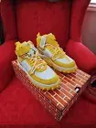 Size 8.5 - Air Force 1 Mid SP Leather X Off-White Yellow Varsity Maize/White