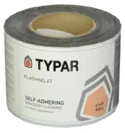Typar , 4" x 75' Flashing Butyl Tape New