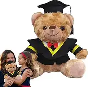 Graduation Stuffed Animal,Cuddly Stuffed Animal for Graduates - Cute Bear Plush with String Light for College High School Graduates Party Favors for Celebrations