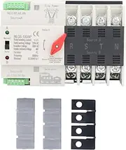 Transfer Switch, 4P Dual Power Automatic Changeover Switch AC with Millisecond Switching for Generator and Mains, Generator Transfer Switch ATS (63a)