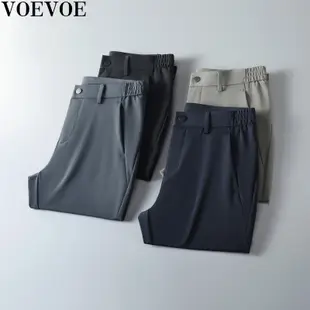 【鬆緊腰】VOEVOE薄西裝褲男  涼感工作褲 冰絲西裝褲 商務休閒西裝褲 免燙直筒褲 彈性西裝褲 速乾長褲 男生西褲子