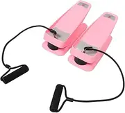 GOOHOCHY 1 Pair Stepper Stair Climber Under Desk Elliptical Machine Stair Stepping Machine Mini Foot Pedal Hip Exerciser Thigh Exercise Equipment Exercise Step Workout Step Machine Abs Pink