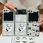 For Samsung Galaxy Z Flip6 Flip5 Flip4 Flip3 Clear TPU Shockproof Case Cover