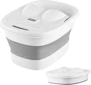 Massage Wheels Foot Massager, Home Spa Foot Detox Machine, Multifunctional Use Foot Bath, Toe Spa | Relaxing Toe Bath with Built In Phone Holder | Ideal for Toe Soaks and Massages