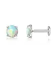 Limerencia G23 Hypoallergenic 18g Flat Back Stud Earrings | F136 Implant Grad...