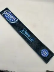 Deep Eddy Vodka Blue Rubber Bar Spill Mat Dive In Man Cave 21"x3.25" NEW