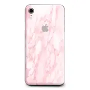 Skins Decal Wrap for Apple iPhone XR - Rose Pink Marble Pattern