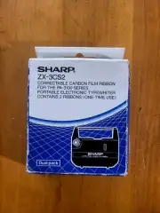 Sharp Typewriter Ribbon Correctable. For Paisly-3000/3100 & QL800 Series 2 PACK