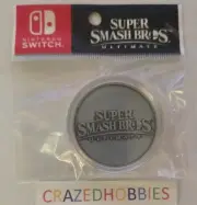 Nintendo Switch Super Smash Bros Ultimate Limited Edition Collectors Coin! NEW!