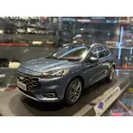 吉華科技@ 1/18 原廠 FORD ESCAPE 藍色 KUGA 2021 (合金車)