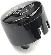 ABS Plastic Engine Start Stop Button Replace Cover Light Transmission For Bmw 1 2 3 4 5 6 7Series X1 X3 X4 X5 X6 F/G Chassis F20 F22 F30 F32 F10 F12 F13 F01 (Style A (with OFF button), Black)